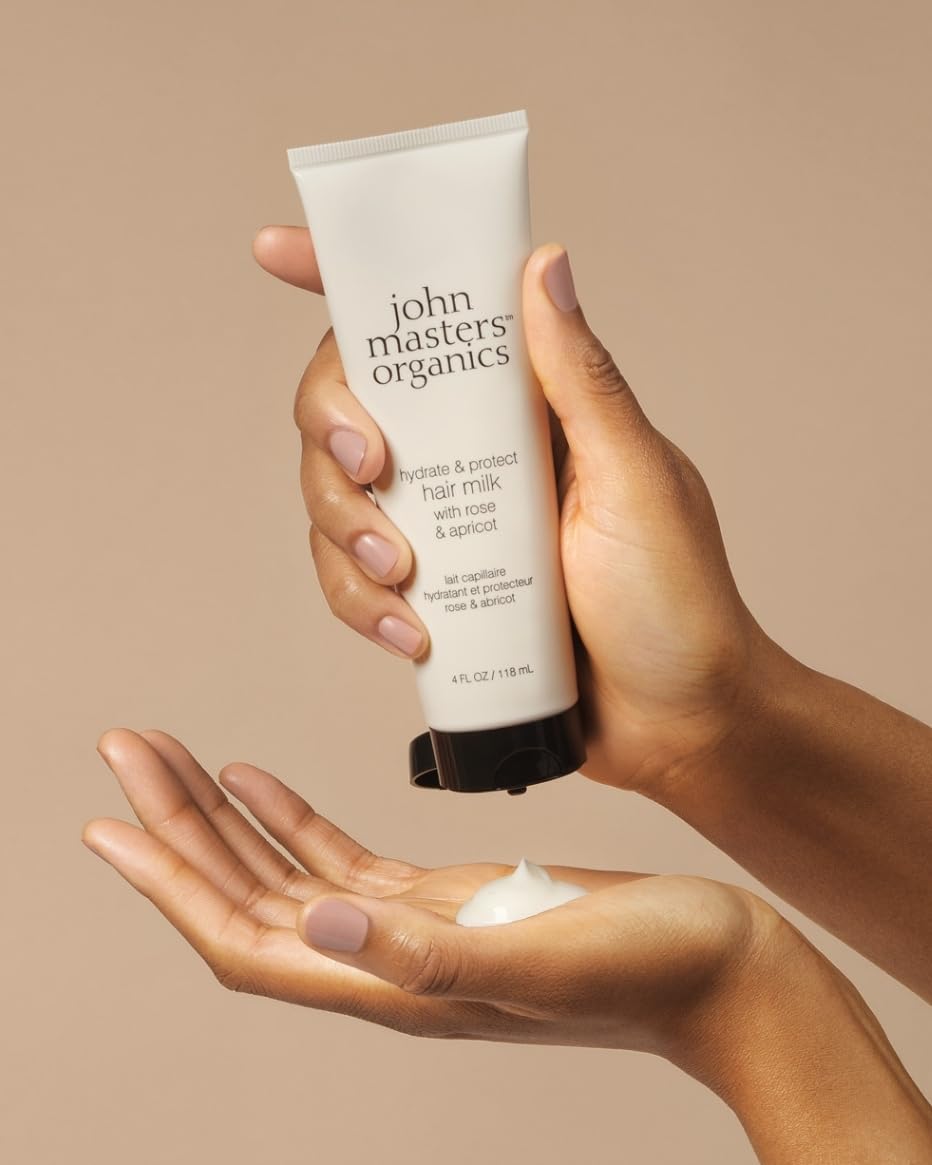 John Masters Hydrate & Protect Hair Milk with Rose & Apricot 4 fl OZ Beauty & Personal Care john masters organics