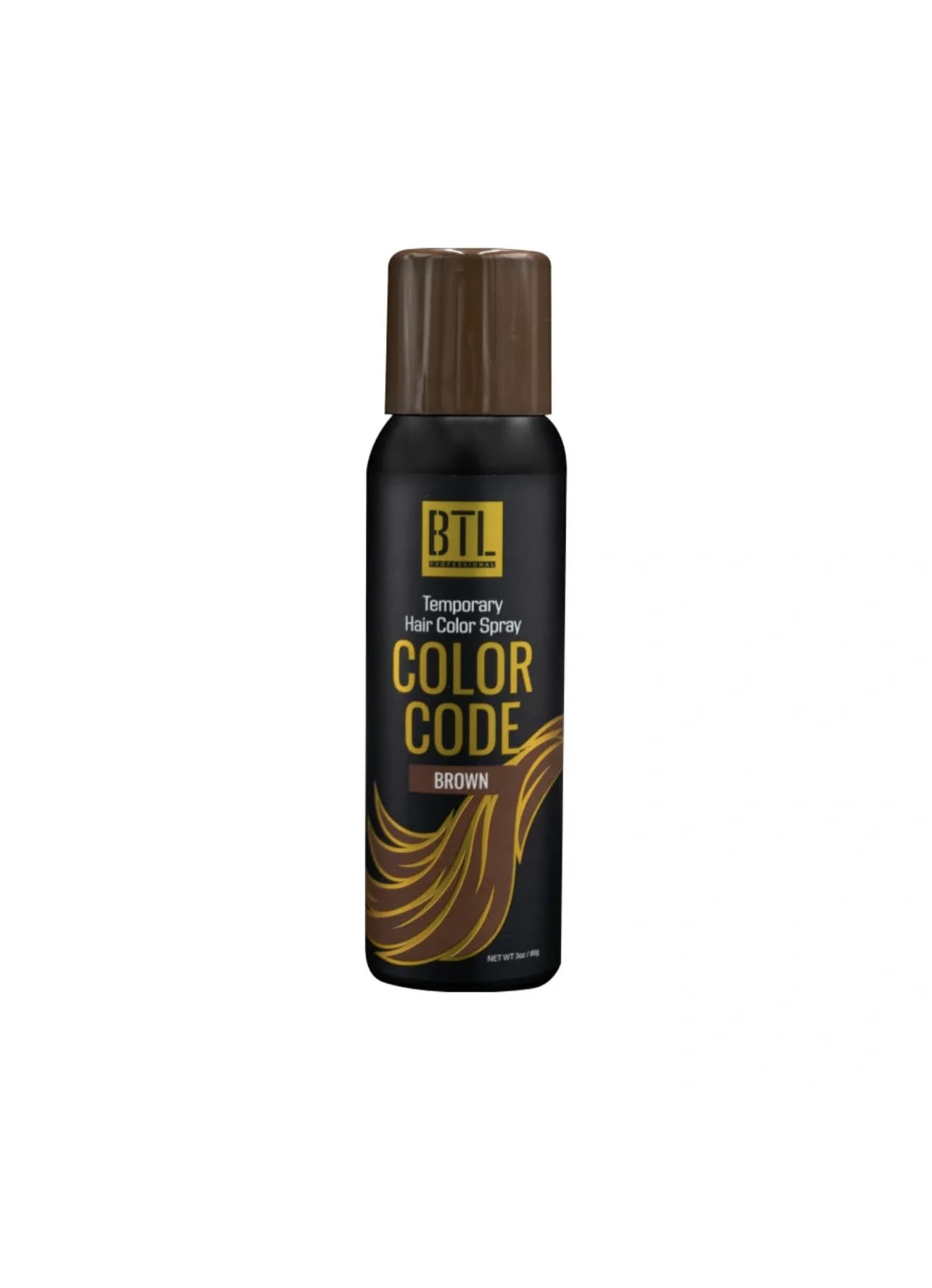 BTL Professional BTL Color Code Temporary Hair Color Spray-On! Vibrant & Easy to Wash | Fast Drying (3oz/80g) (Brown, 3oz/80g) Beauty & Personal Care BTL Professional