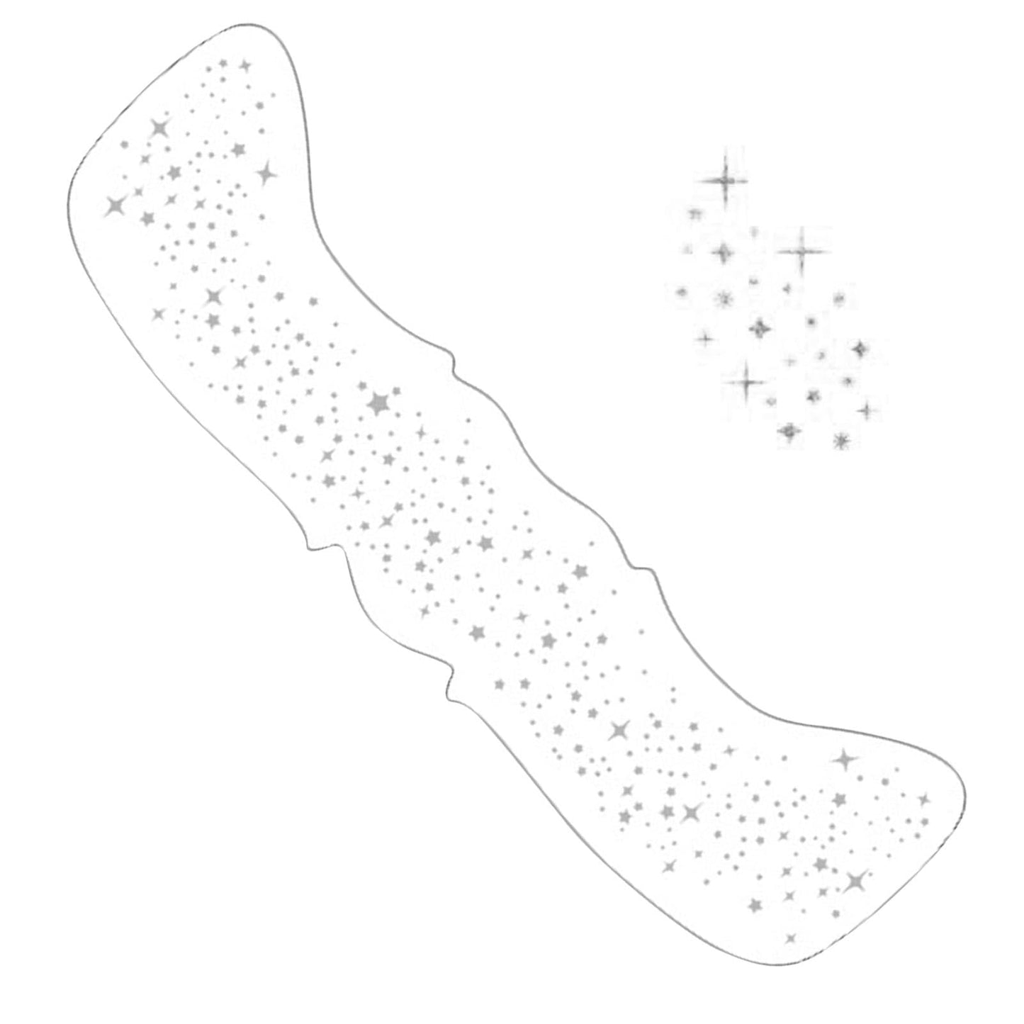 Makeup Glitter Speckle Patches for Face | Waterproof Speckles Patches Decor,Face Glitter Makeup Speckle,Safe and Harmless Makeup Tool Beauty & Personal Care Shakven