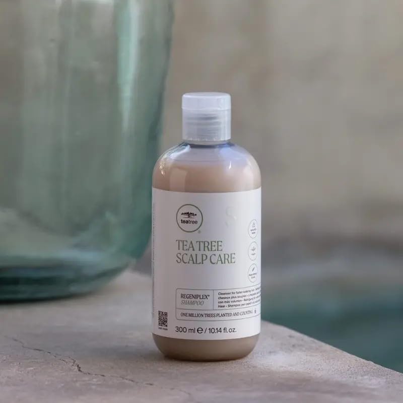 Tea Tree Scalp Care Regeniplex Shampoo, Thickens + Strengthens, For Thinning Hair, 10.14 fl. oz. Beauty & Personal Care Tea Tree