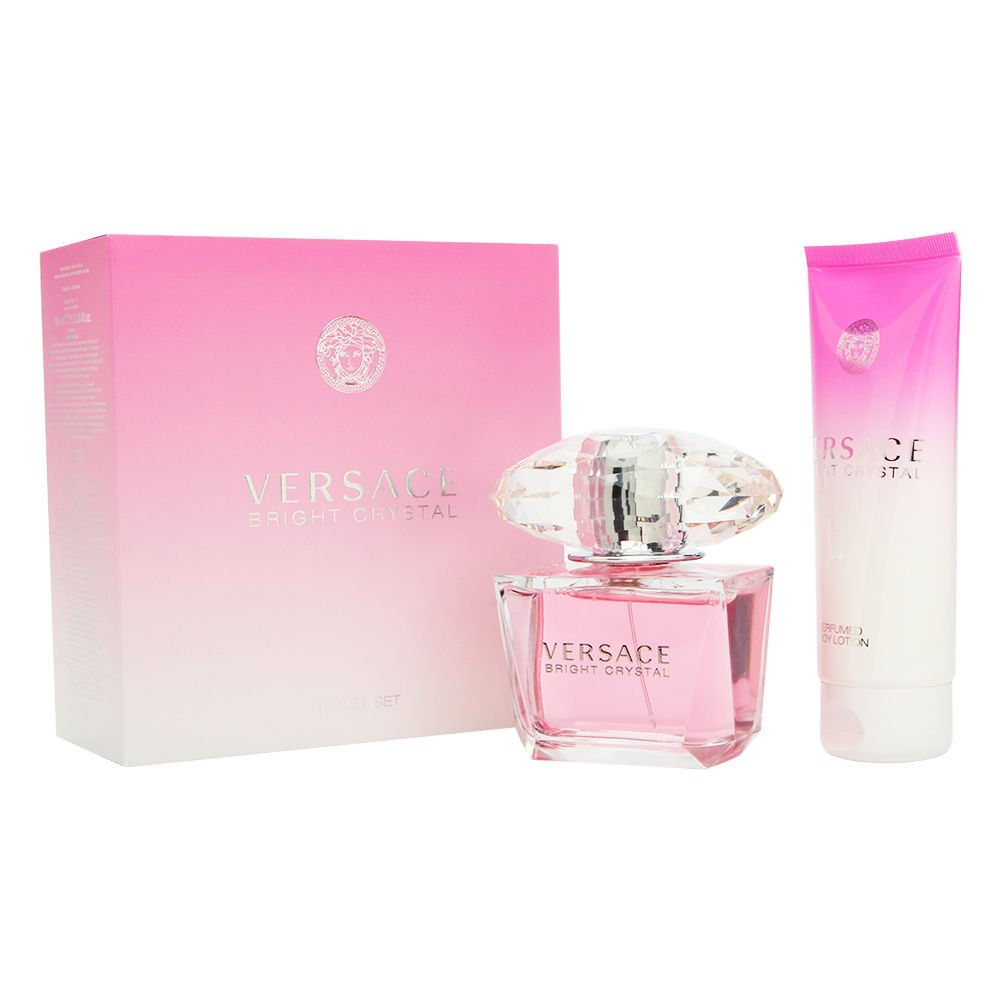 Versace Versace Bright Crystal Women Giftset (Eau De Toilette, Body Lotion) Beauty & Personal Care Versace