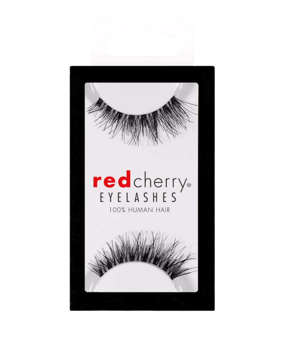 Red Cherry #601 False Eyelashes, Black (Pack of 6 Pairs) Beauty & Personal Care Red Cherry