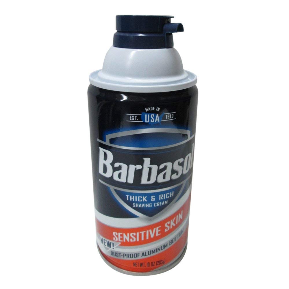 Barbasol Thick & Rich Shaving Cream, Sensitive Skin 10 oz (Pack of 12) Beauty and Personal Care Barbasol