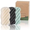 KECUCO 3 Pcs Natural Konjac Facial Sponges for Women and Girls, Gentle Facial Sponge for Cleansing and Makeup Removal, Bath Sponge for Babies Beauty & Personal Care KECUCO