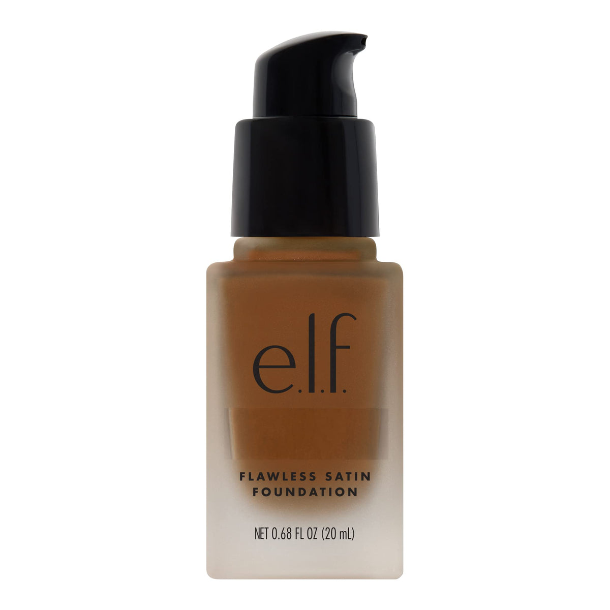e.l.f. Flawless Satin Foundation, Lightweight & Medium Coverage, Semi-Matte Finish, Vegan , Nutmeg, 0.68 Fl Oz (20mL) Beauty & Personal Care e.l.f.