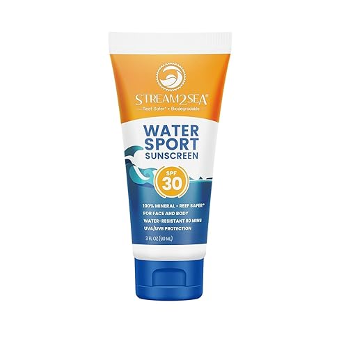 STREAM 2 SEA SPF 30 Biodegradable Mineral Sunscreen, 3 Fl oz Non-Greasy and Moisturizing Reef Safe Sunscreen For Face Protection and Body Against UVA Beauty & Personal Care STREAM 2 SEA