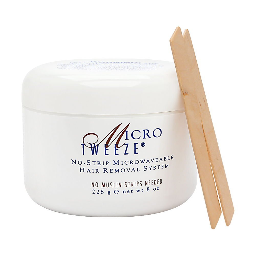 Micro Tweeze No-Strip Microwaveable Hair Removal Wax Kit, Stripless Waxing System for Face and Body, Smooth and Long-Lasting Results, Ideal for All Beauty and Personal Care Micro Tweeze