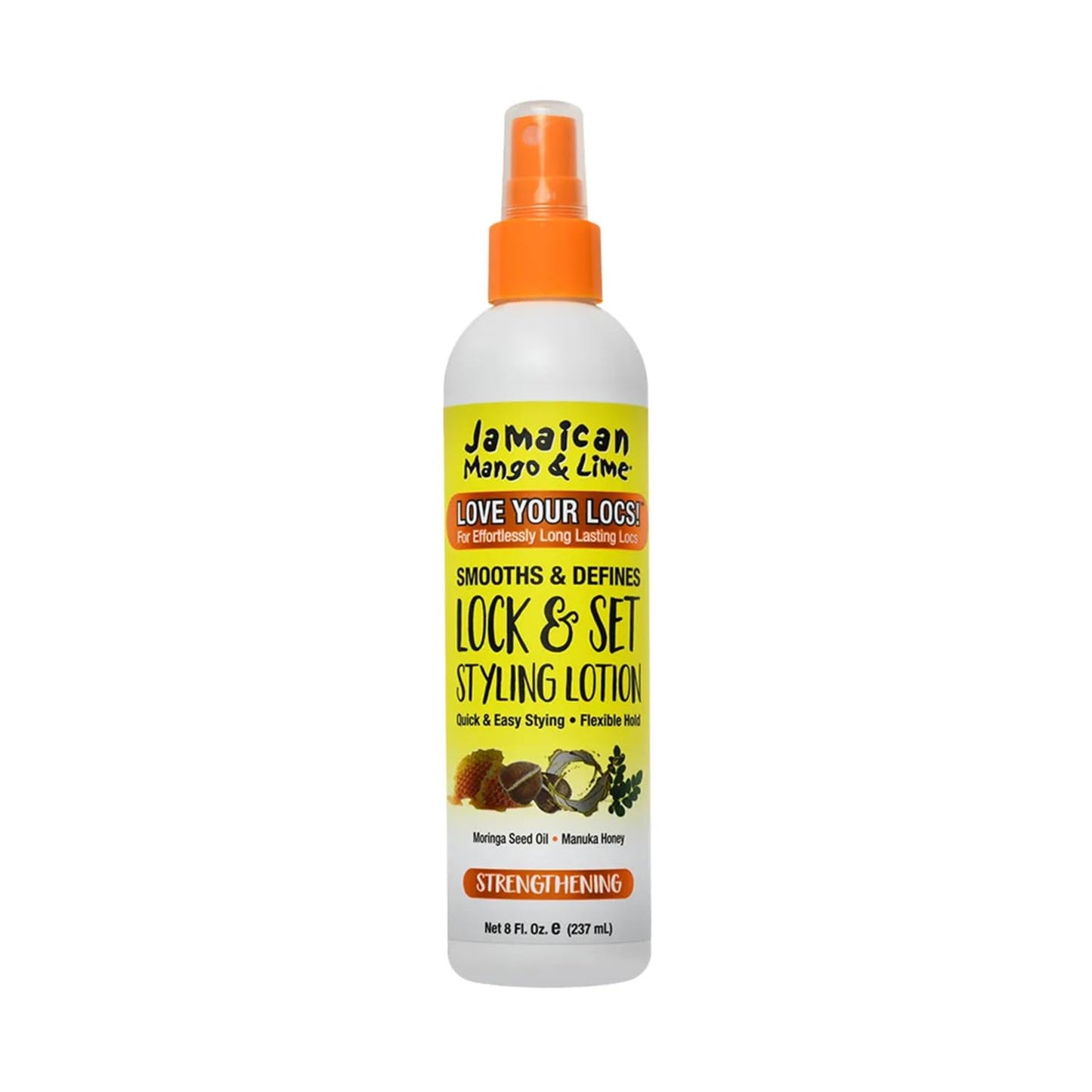 Jamaican Mango & Lime Love Your Locs Lock & Set Styling Lotion - Long-Lasting Hold & Shine for Locs, Braids, Twists & Natural Hair - Flake-Free Beauty & Personal Care Jamaican Mango & Lime