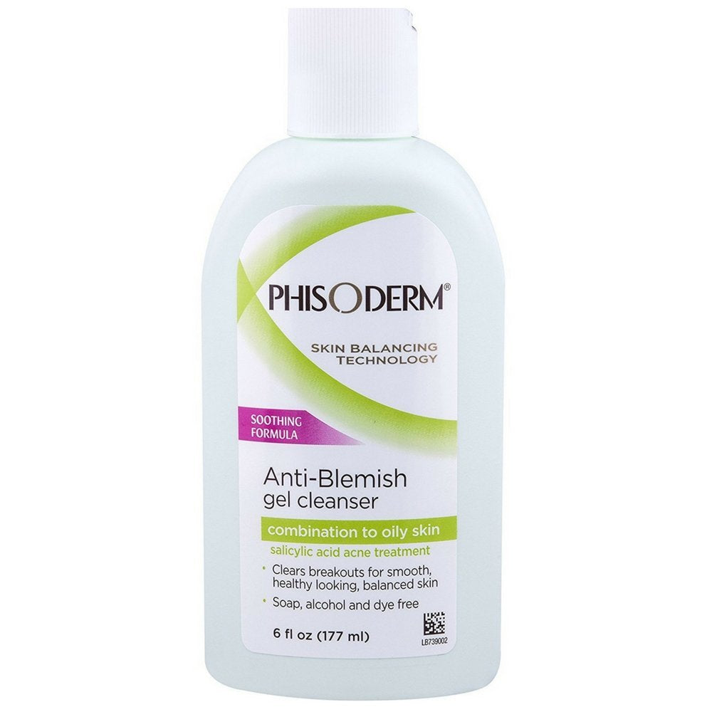 pHisoderm Anti-Blemish Gel Cleanser 6 Fluid Ounce (Pack of 12)