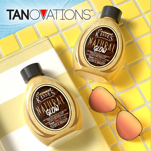Ed Hardy Tanning Coconut Kisses Natural Glow - Skin-Softening Streak-Free/Stain-Free Natural Bronzing Lotion