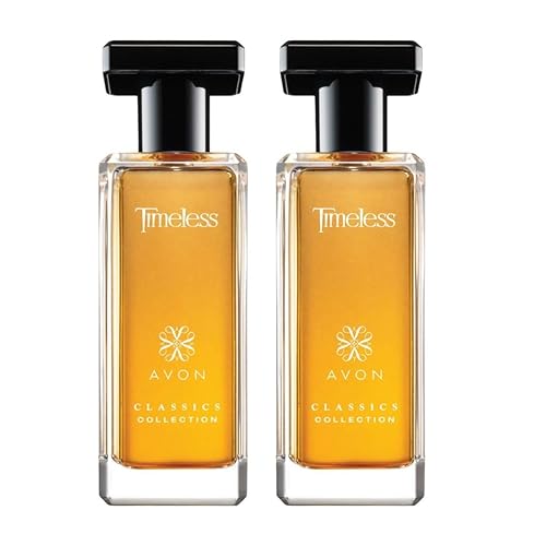 AVON Classics Timeless Cologne Spray 1.7 fl. oz, Pack of 2 Perfume for Women - Soft Floral Clean Scent Perfume with Jasmine, Cardamom & Patchouli Beauty & Personal Care AVON