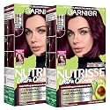 Garnier Nutrisse Ultra Color Hair Color, Permanent Hair Dye for Up to 8 Weeks of Bold, Vibrant, Fade-Resistant Results, Vegan & Cruelty-Free, BR2 Dark Beauty & Personal Care Garnier
