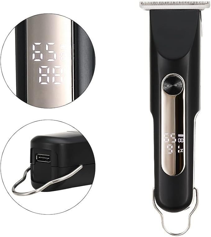YREAJZVS Pro Hair Clipper, Cordless Electric Hair Clipper Body Beard Hair Trimmer Grooming for Men Rechargeable Hair Cutter Machine Beauty and Personal Care YREAJZVS