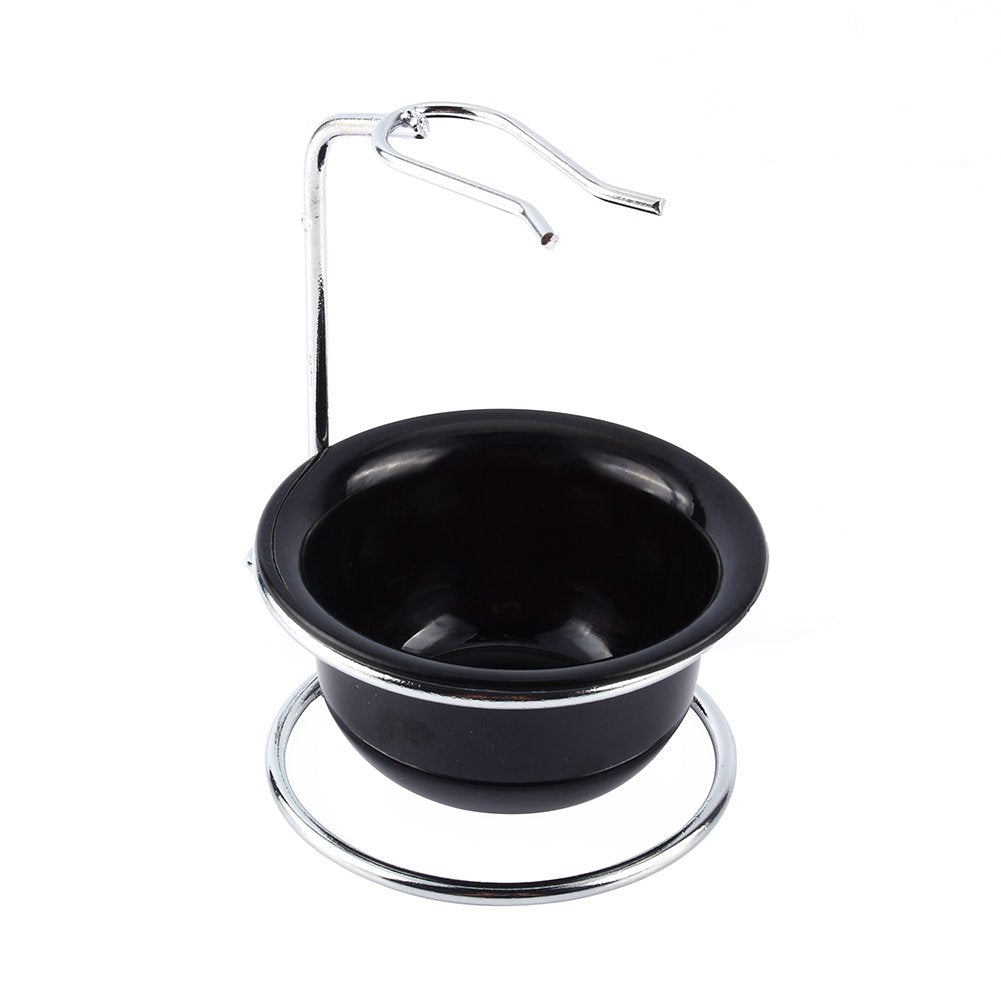 Stainless Steel Shaving Brush Stand, Black Shaving Bowl Holder, Dual Purpose Organizer for Men Wet Shaving Kit, Classic Gift Beauty and Personal Care goodstumbler