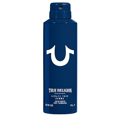 True Religion Always True Homme Body Spray for Men - Body Spray Cologne, EDT, All Over Men's & Boys Mist with Notes of Bergamot, Rosemary & Musk Beauty & Personal Care True Religion