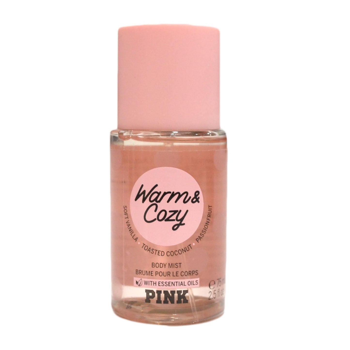 Victoria's Secret Pink Mini Travel Body Mist 2.5 Fl Oz (Warm & Cozy) Beauty & Personal Care Victoria's Secret