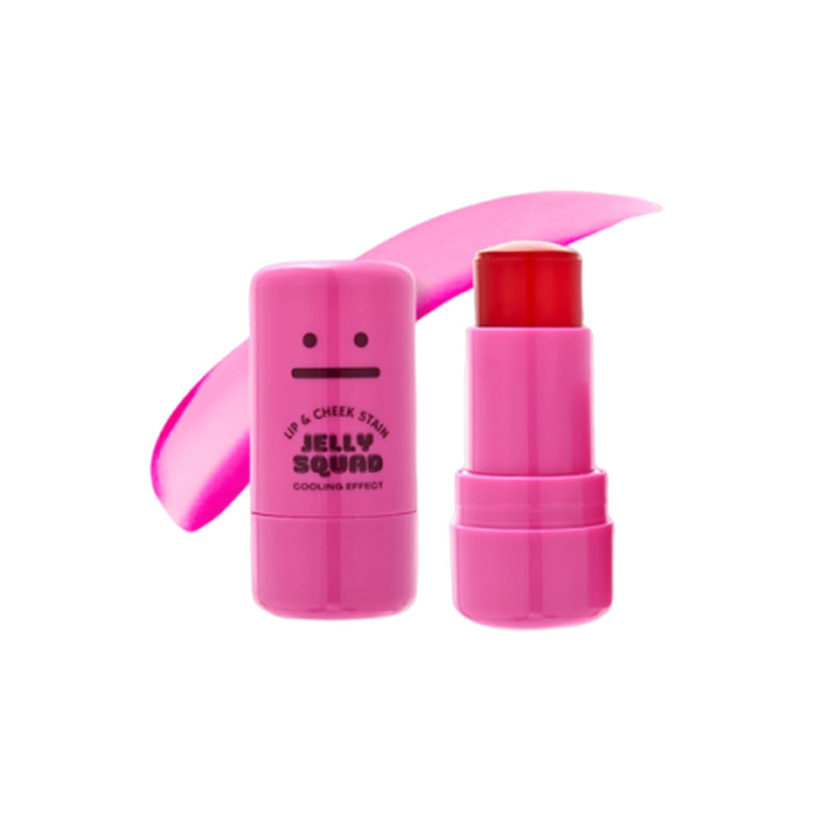 OZ LAB Jelly Squad Lip and Cheek Tint, Cooling Jelly Blush Stick, Grumpy