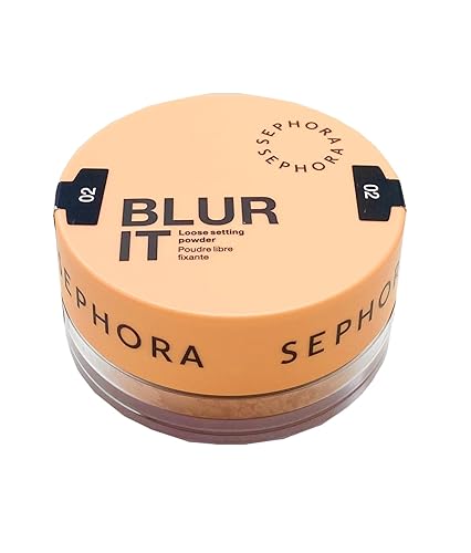 SEPHORA COLLECTION Blur It Loose Setting Powder - 02 Brightening Peach (for medium to dark w/gold undertones) 0.26 oz/7.5 g Beauty & Personal Care SEPHORA
