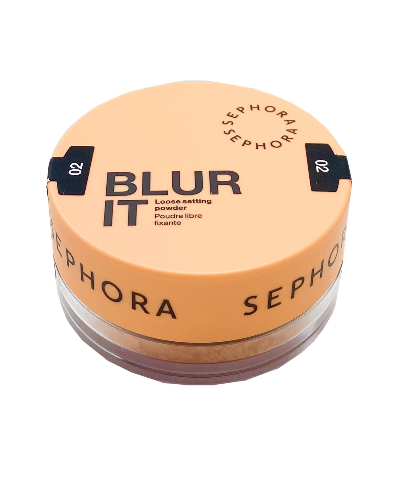 SEPHORA COLLECTION Blur It Loose Setting Powder - 02 Brightening Peach (for medium to dark w/gold undertones) 0.26 oz/7.5 g Beauty & Personal Care SEPHORA