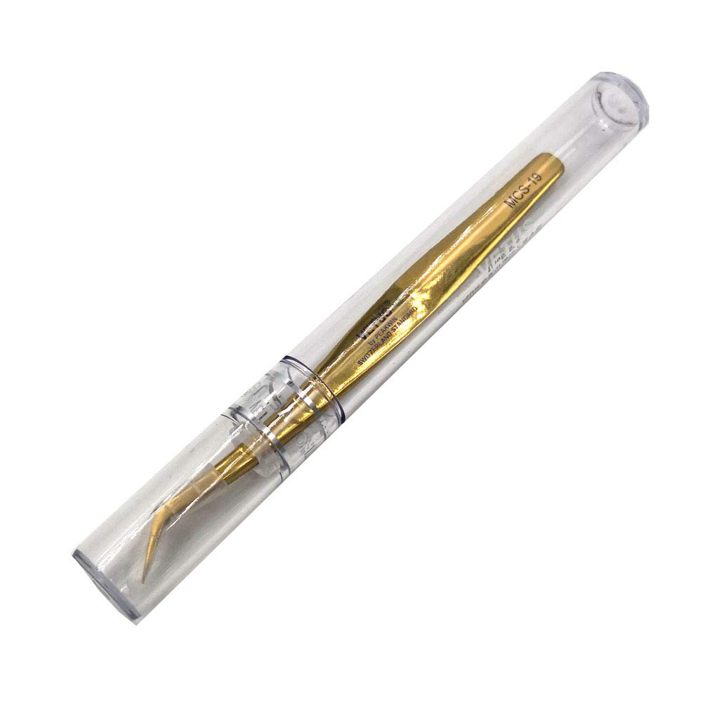 Vetus MCS Makeups Tweezers for Beauty Eyelashes Grip Picking Selection Works (MCS-18) Beauty and Personal Care Vetus