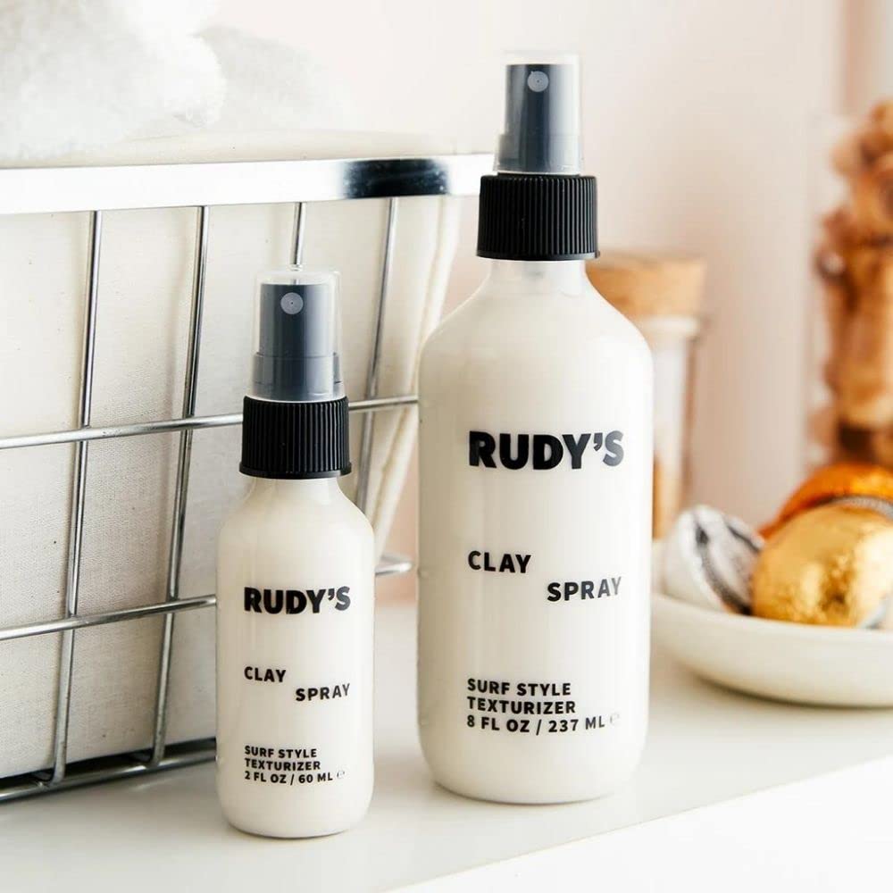 RUDY's Clay Spray - Hair Texturizer with Sea Salt - Paraben Free - For Fullness and Body (8 fl oz) Beauty & Personal Care Rudy's