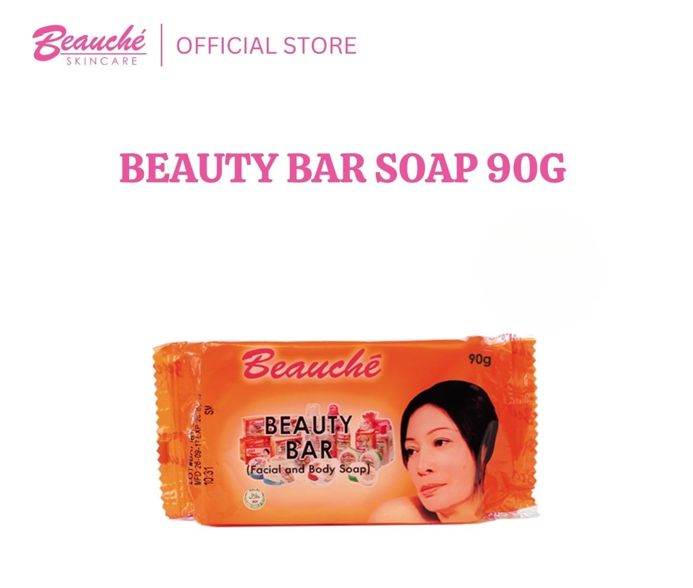Pacific Supply Express Beauche Beauty Bar 90g (Pack of 3), Orange Beauty & Personal Care Pacific Supply Express