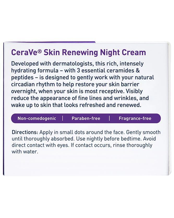 CeraVe Skin Renewing Night Cream, 50ml by CeraVe Beauty & Personal Care CeraVe