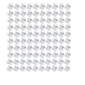 100 Pieces-Pack Mini Hair Claw Clips Plastic Claws Pins Clamps Small Jaw for Girls and Women Gifts(1.0cm clear) Beauty & Personal Care LOVESUMMER