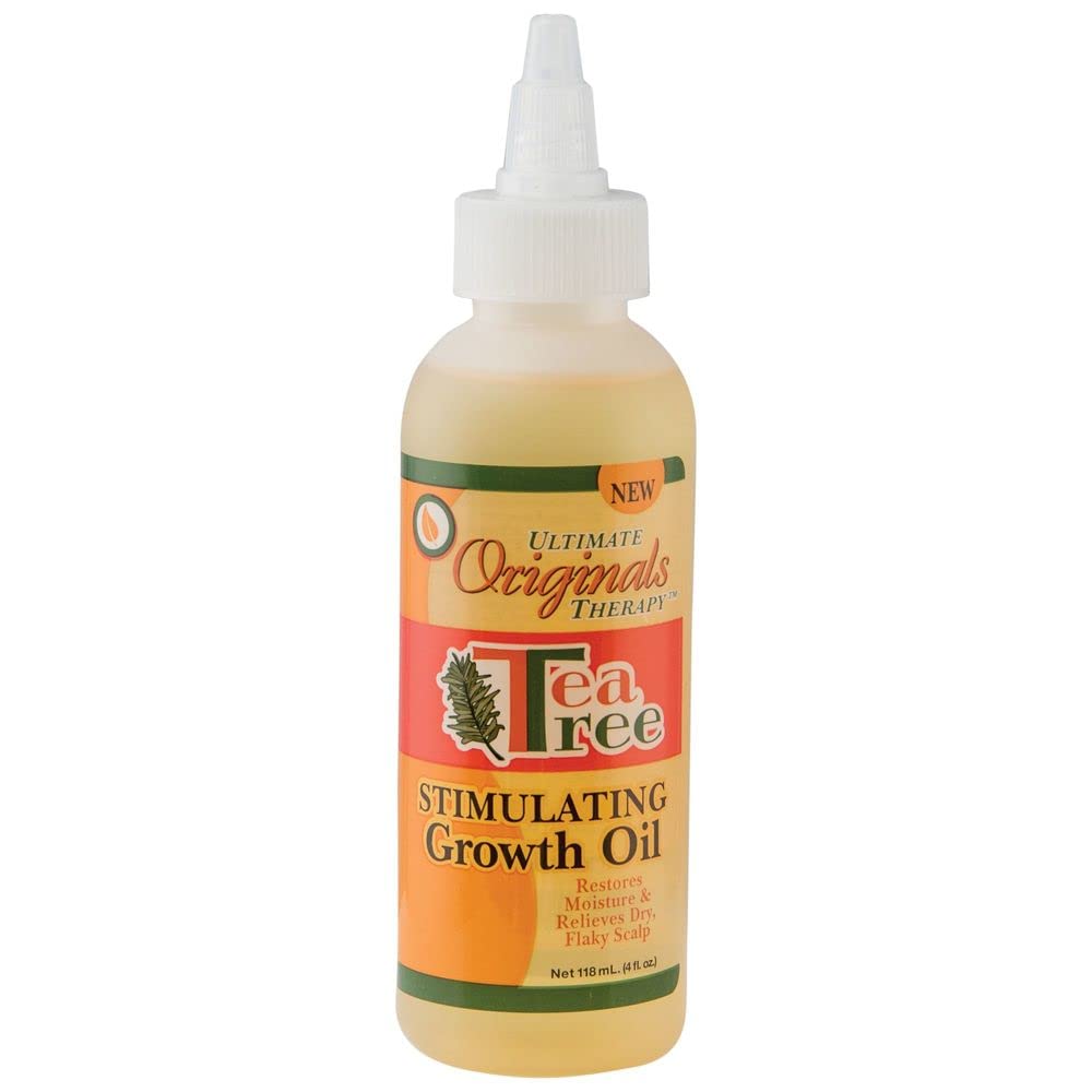 Originals by Africa's Best Therapy Tea Tree Oil Stimulating Growth Oil - Moisturizing Treatment for Hair and Scalp, Relieves Itchiness and Flakiness,
