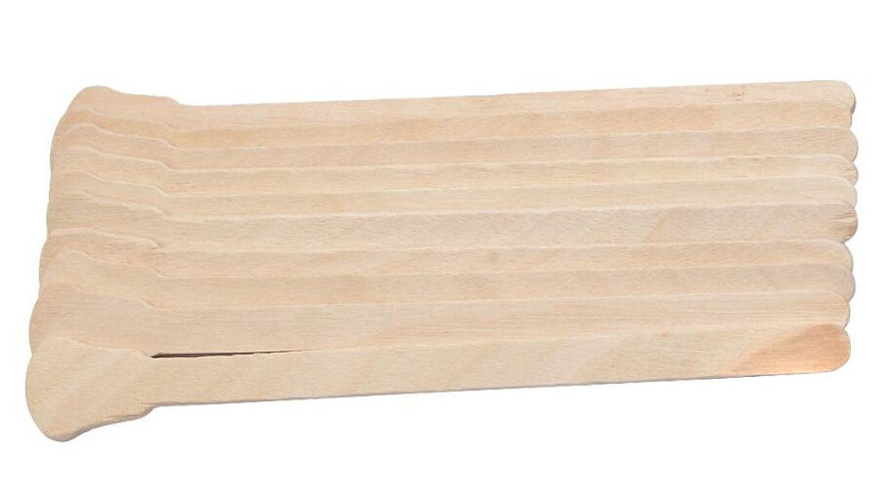 100 Pcs Natural Wooden Ice Cream Stick Facial Mask Smear Stick - Hair Removal Wax Apply Wax Rod for Eyebrow Nose Hair Removal Beauty and Personal Care Nicedmm
