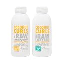 Real Raw Coconut Shampoo and Conditioner set Hydrate, Enhance, Define Curls Defrizz and Detangle 12 Fl Oz (Pack of 2) Beauty & Personal Care Real Raw
