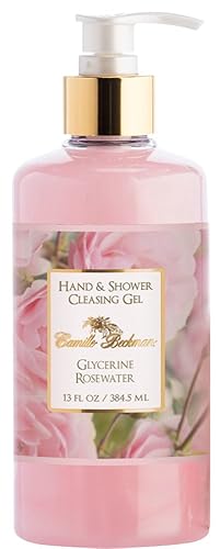Camille Beckman Hand and Shower Cleansing Gel, Glycerine Rosewater, 13 Ounce Beauty & Personal Care Camille Beckman