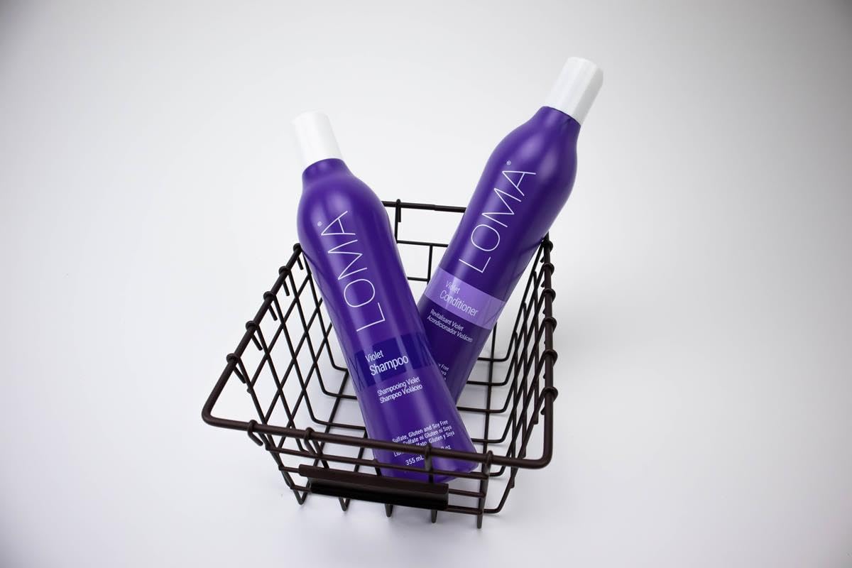 Loma Hair Care Violet Shampoo, Vanilla Bean/Blood Orange, 12 Fl Oz Beauty & Personal Care Loma