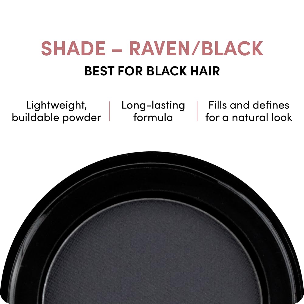 Billion Dollar Brows Eyebrow Powder Raven Black Pressed Velvet Filler