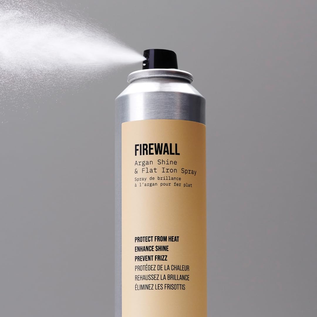 AG Care Firewall Argan Shine & Flat Iron Spray Heat Protectant and Maximum Shine Spray, 5 Oz Beauty & Personal Care AG Care