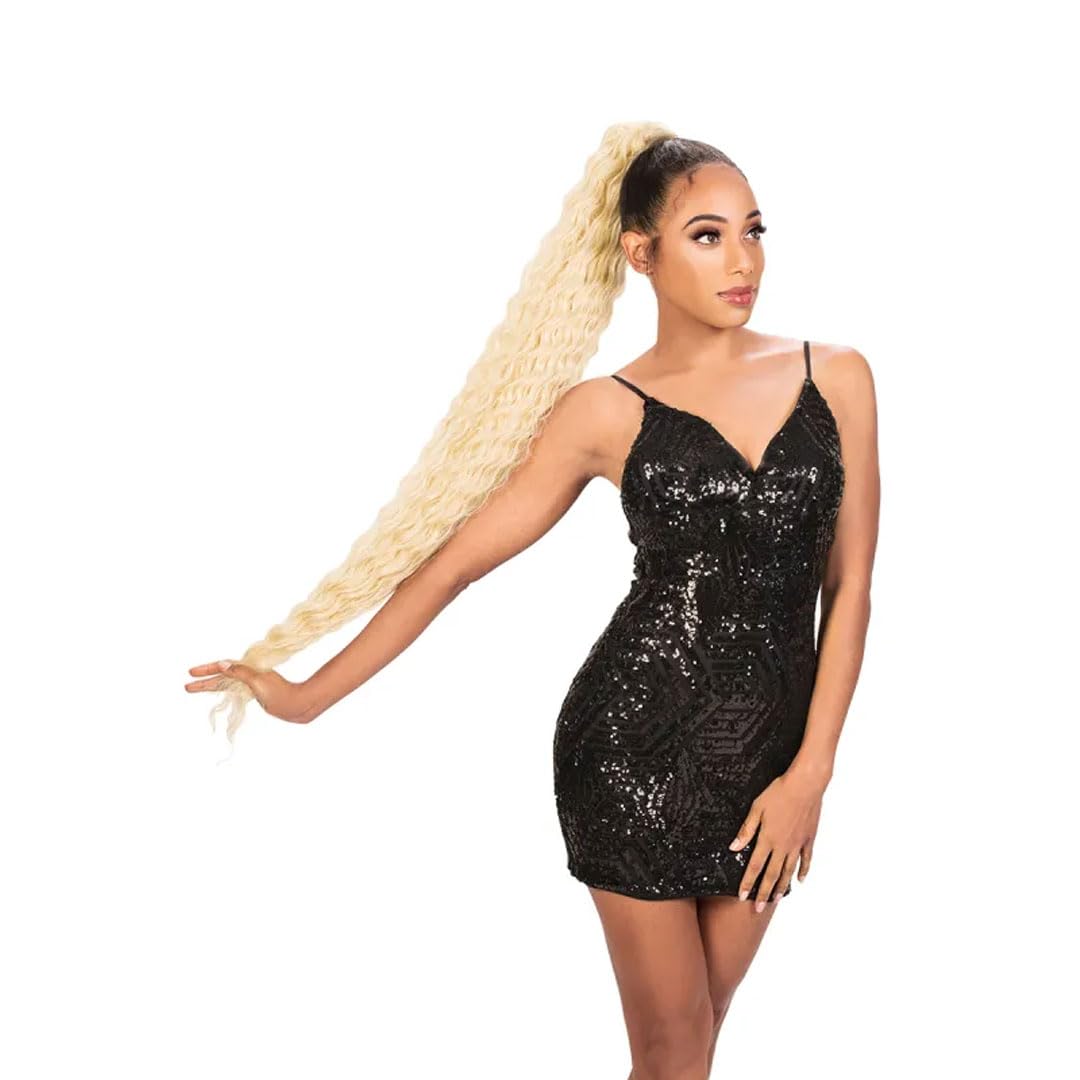 Zury Sis Synthetic Natural Dream Weave - Deep Wave 30" (Color : 1 Jet Black)