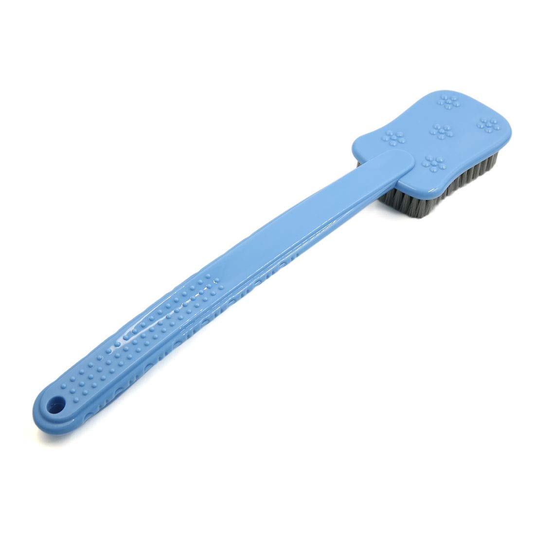 Ruilogod Heart Pattern Soft Bristle Plastic Handle Good Performance Body Brush Bath Scrubber Blue (id: 929 8ae 5d7 bf8 11a Beauty and Personal Care Ruilogod