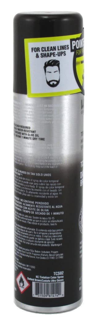 Tintation Color Spray Darkest Brown Beauty & Personal Care Red by Kiss