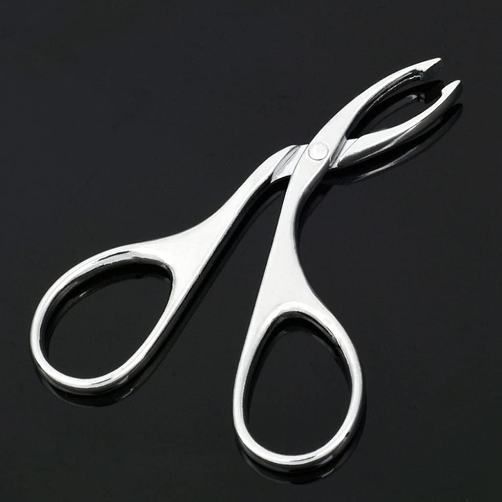 AFPSDLFJDLS Scissors Flat Tip Eyebrow Extension Tweezer Clamp Plier Eyebrows Clipper Stainless Steel Eyelash Hair Remove Epilating Tool Beauty and Personal Care AFPSDLFJDLS