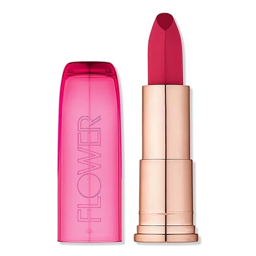 FLOWER BEAUTY By Drew Barrymore Perfect Pout Moisturizing Lipstick - Soothes Lips + Hydrates - Creamy Lip Tint + Natural Looking Shine + Buildable Beauty & Personal Care FLOWER BEAUTY