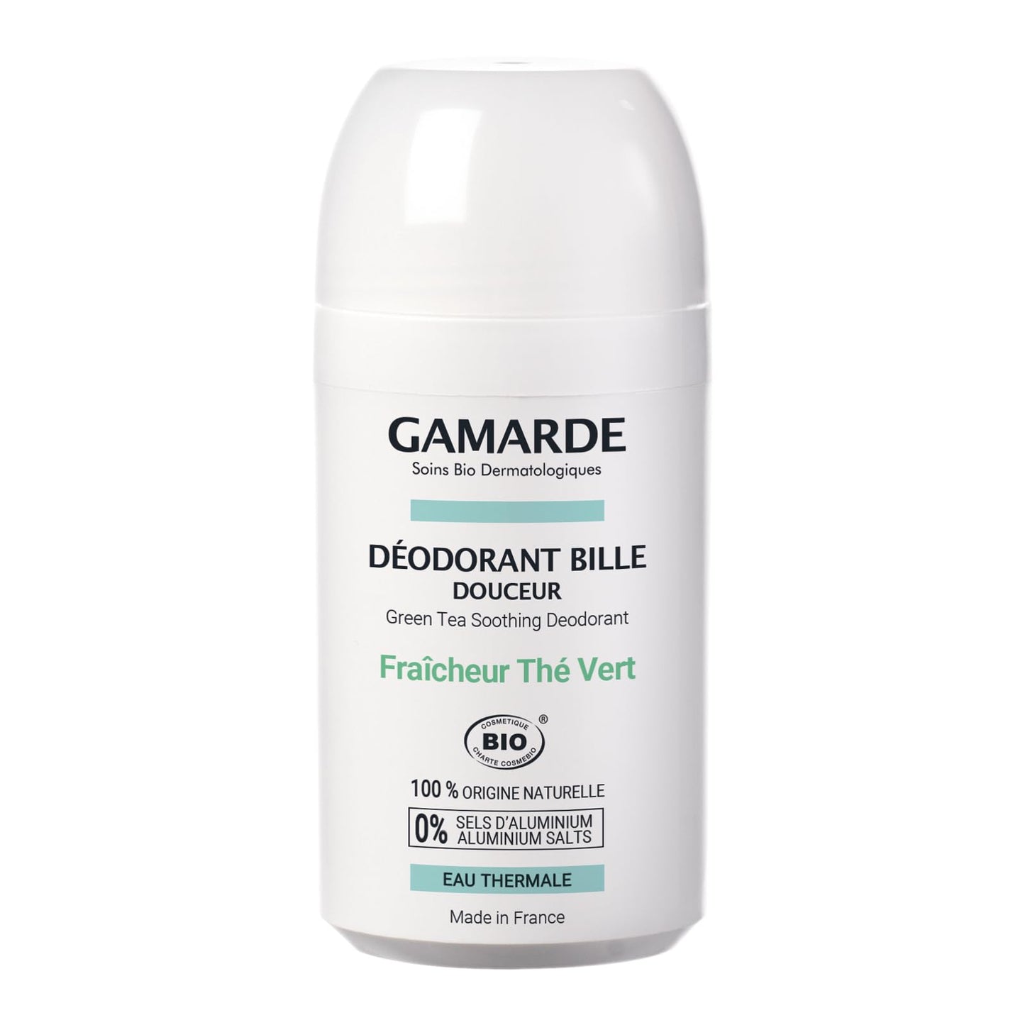 Gamarde Green Tea Gentle Roll-On Deodorant - Womens Neutralizes Odours - Gentle on Underarm - Travel-Friendly - 1.6 oz Beauty and Personal Care GAMARDE