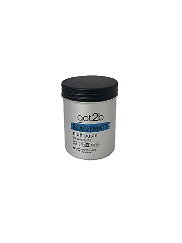 Schwarzkopf Got2b Beach Matt Surfer Look Matt Paste (100ml) Beauty & Personal Care Schwarzkopf