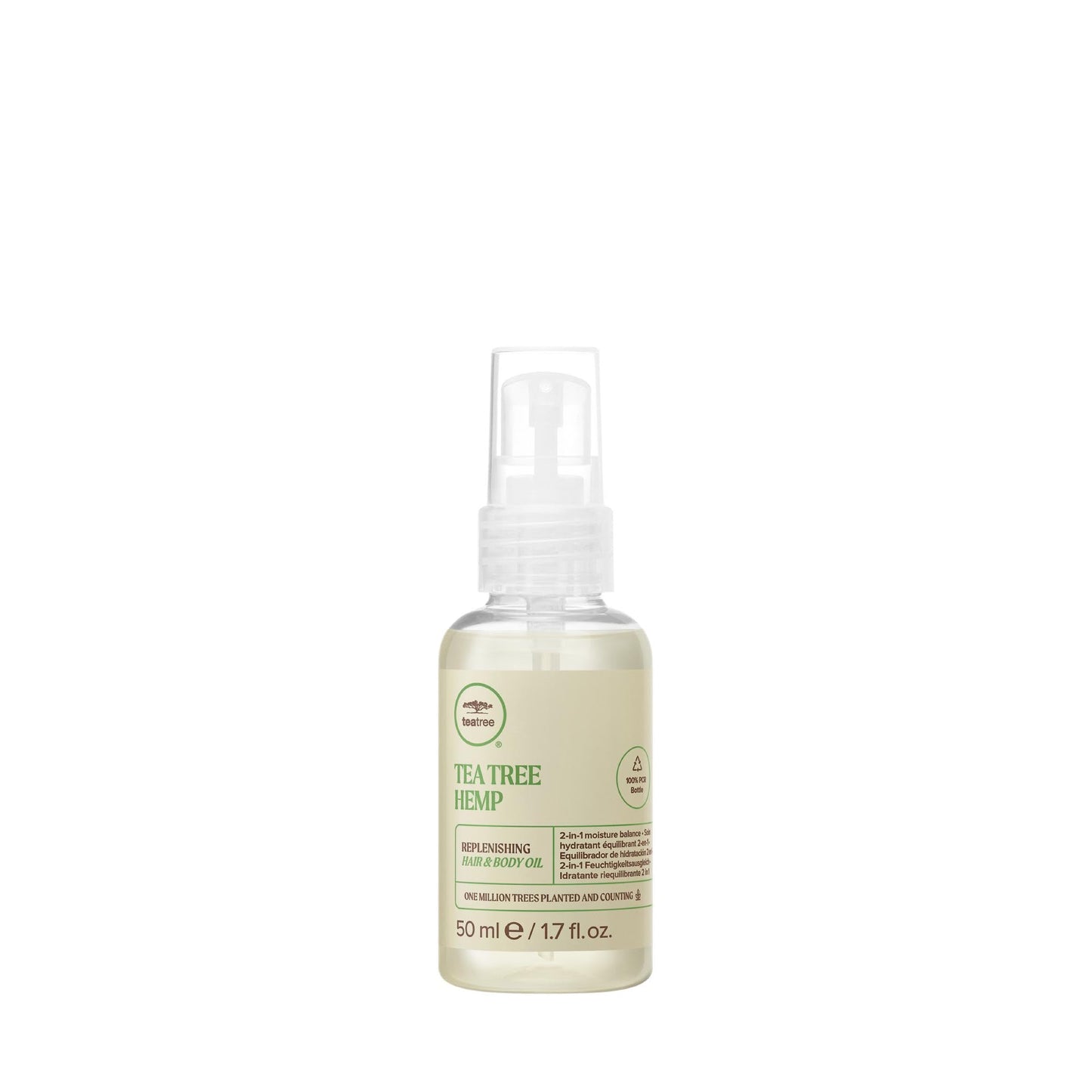 Tea Tree Hemp Replenishing Hair & Body Oil, 2-in-1 Moisture Balance, For All Hair Types, 1.7 fl. oz. Beauty & Personal Care Tea Tree