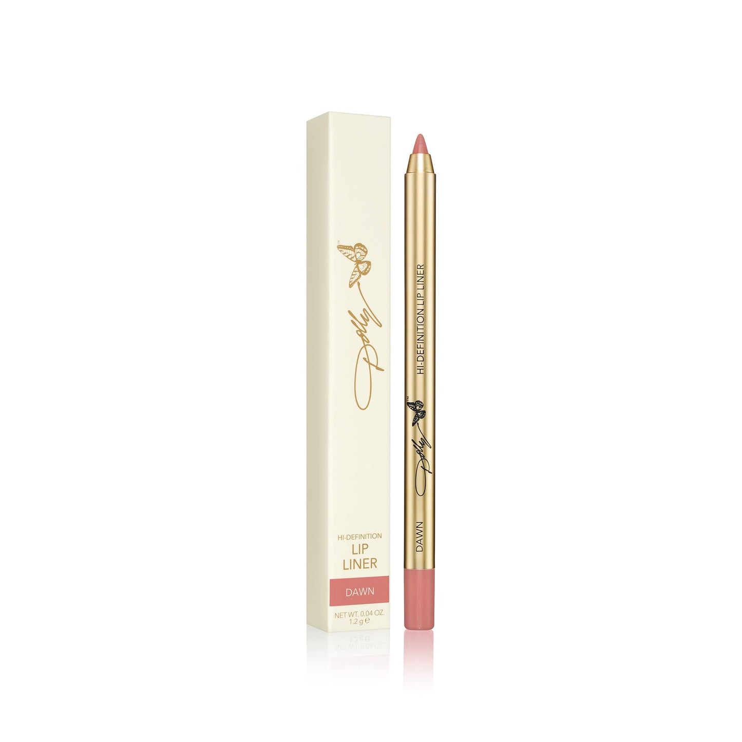 Dolly Beauty Hi-Definition Lip Liner - All Day Wear Lip Pencil for Daily Use - Demi-Matte Finish - Vegan & Paraben Free - Dawn Beauty & Personal Care SCENT BEAUTY
