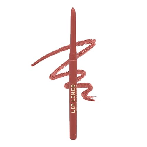 Winky Lux Meow Demi Matte Lip Liner Pencil - Muted Mauve Lipliner, Waterproof Long Lasting Formula, Creamy Retractable Tip For Precision Beauty & Personal Care Winky Lux
