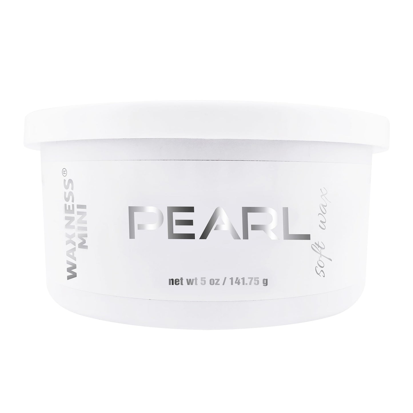 Waxness Pearl Hard Wax for Face & Eyebrows - 5 oz (140 g) Hard Wax with Creamy Texture and Pearly White Color, Use With Strips, Professional Use Beauty and Personal Care Waxness