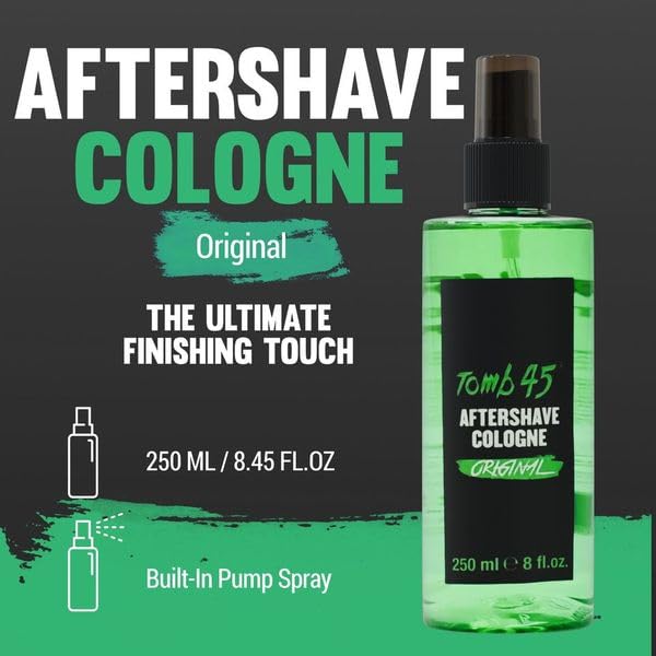Tomb 45 Aftershave for Men - Refreshing After Shave Comfort - Hydrating and Cooling Post Shave Relief (Original) Beauty and Personal Care Tomb 45