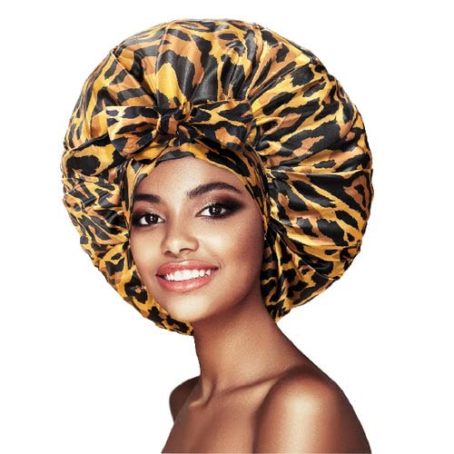 TouchUps Premium 100% Satin Hair Bonnet Sleeping Silky Soft Adjustable Styling Wrap Bonnet All Types Maintain Natural Health Beauty and Personal Care TouchUps