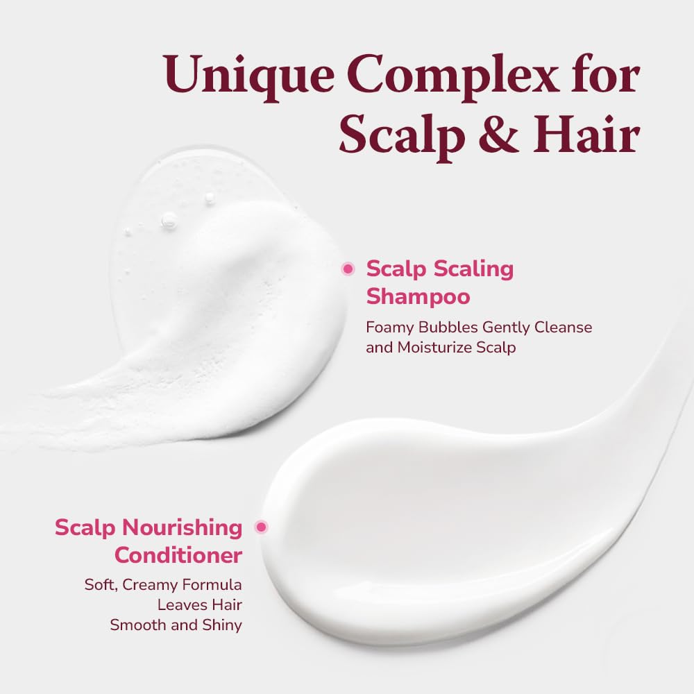 HIMALAYA PINKSALT Shampoo and Conditioner Set - Clarifying and Nourishing Hair Care Set for Itchy Scalp and Dry Hair - Apple Cider Vinegar, Natural Beauty & Personal Care HIMALAYA PINKSALT