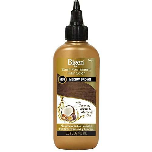 Bigen Semi Permanent Hair Color, MB3 Medium Brown, 3 oz (Pack of 6) Beauty & Personal Care Bigen